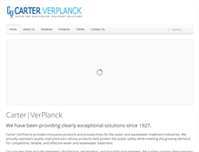 Tablet Screenshot of carterverplanck.com